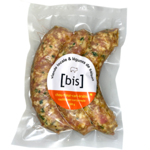 Saucisses chou-fleur, cari, érable